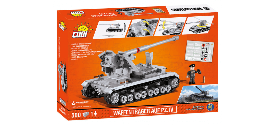 COBI 3033 Chasseur de chars allemand Waffentr ger auf Toysngo