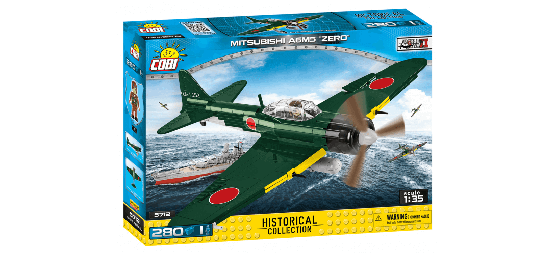 COBI 5712 Chasseur japonais Mistubishi A6M5 ZERO Toysngo