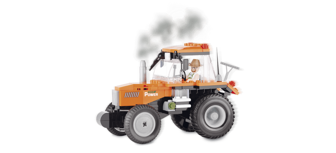 Tracteur Orange - COBI-1861