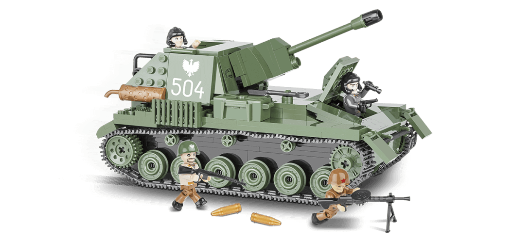 Ancien Char russe SU-76M - COBI-2380