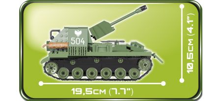 Ancien Char russe SU-76M - COBI-2380