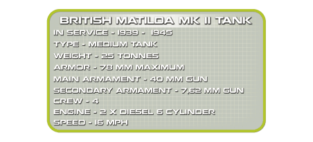 Char anglais Matilda MK II - COBI-2439