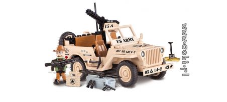 Jeep Willys MB avec minigun - COBI-24113