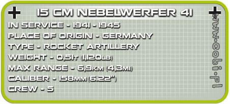 Blitz 3,6-36S - Nebelwerfer 41 - Limited Edition - COBI-2258