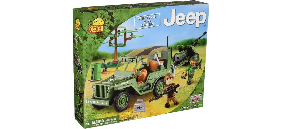 Jeep Willys MB avec canon - COBI-24191