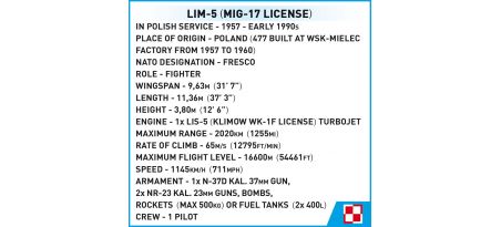 LIM-5 Polish Air Force 1959 - COBI-5824