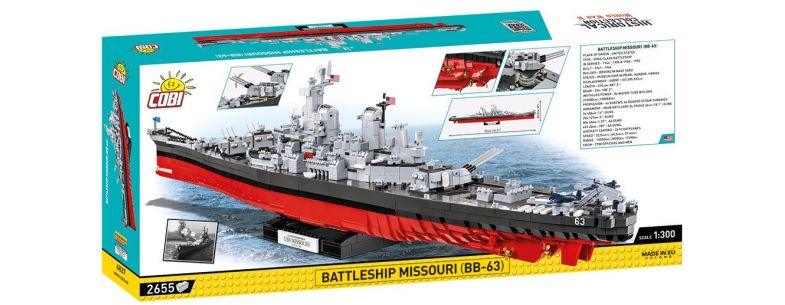 COBI 4837 Battleship Missouri (BB-63) | Toysngo