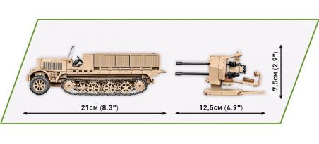 Sd.Kfz. 7/1 - 2cm Flakvierling 38 - Édition Exécutive - COBI-2274