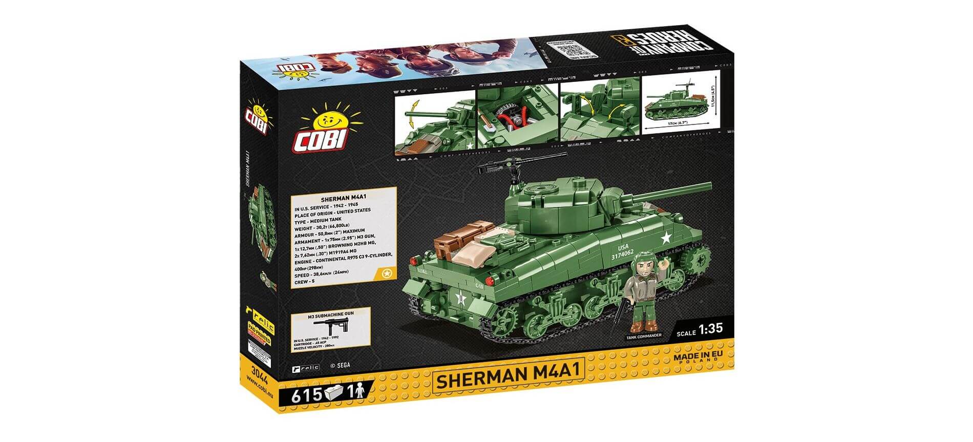 Cobi Historical Collection #2533 M4A3E8 シャーマン イージーエイト