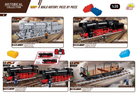 COBI Steam Locomotive DR BR 52  COBI Sets —  Cobi