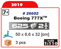 COBI 26602 Avion Boeing 777X™